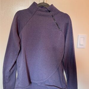 Purple High-Neck Pullover